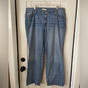 Vintage Levi's 580 Jeans Womens Size 20M Boot Cut Blue Denim Casual 580 Plus